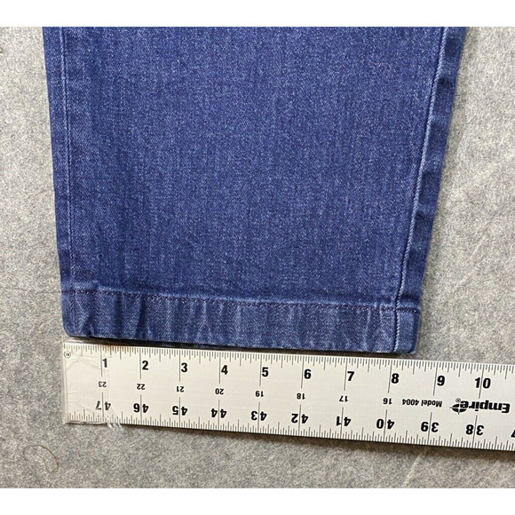 J Crew Pants Womens Size 28 Blue Wide Leg Crop Side Zipper - Picture 7 of 13